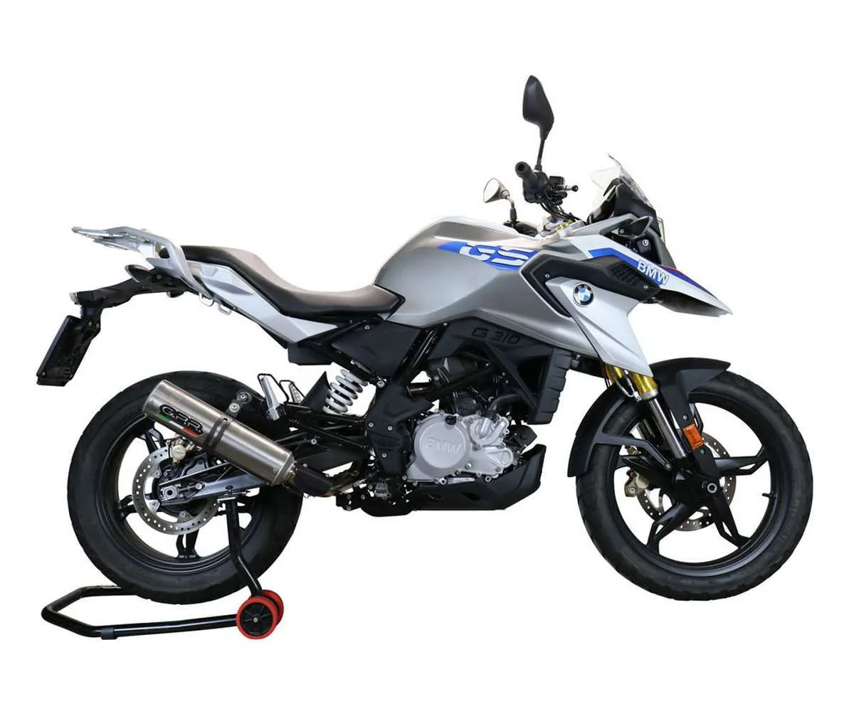 Scarico Completo Gpr M3 Inox Omologato Inox 304 Satinato Per Bmw G 310 Gs 2022 > 2024-E5.BM.CAT.106.M3.INOX-386878