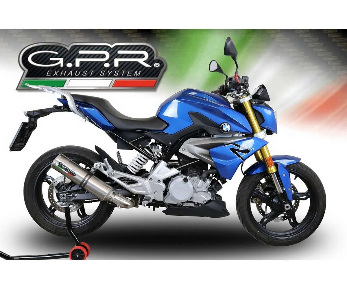 Scarico Completo Gpr M3 Inox Omologato Inox 304 Satinato Per Bmw G 310 R 2022 > 2024-E5.BM.CAT.93.M3.INOX-386888