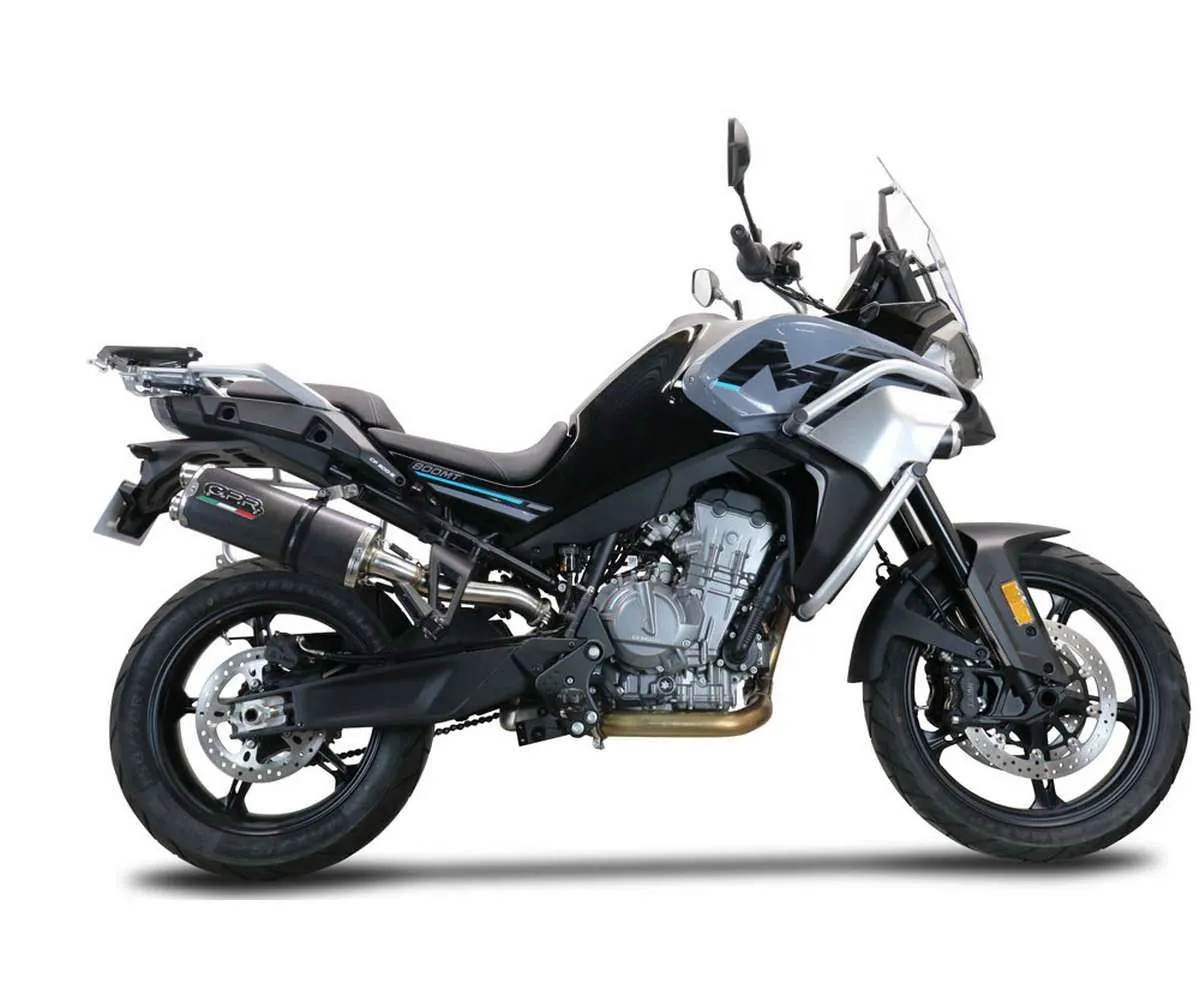 Terminale Di Scarico Gpr Dual Poppy Omologato Carbon Look Per Cf Moto 800 Mt Sport 2022 > 2024-E5.CF.11.DUAL.PO-387099