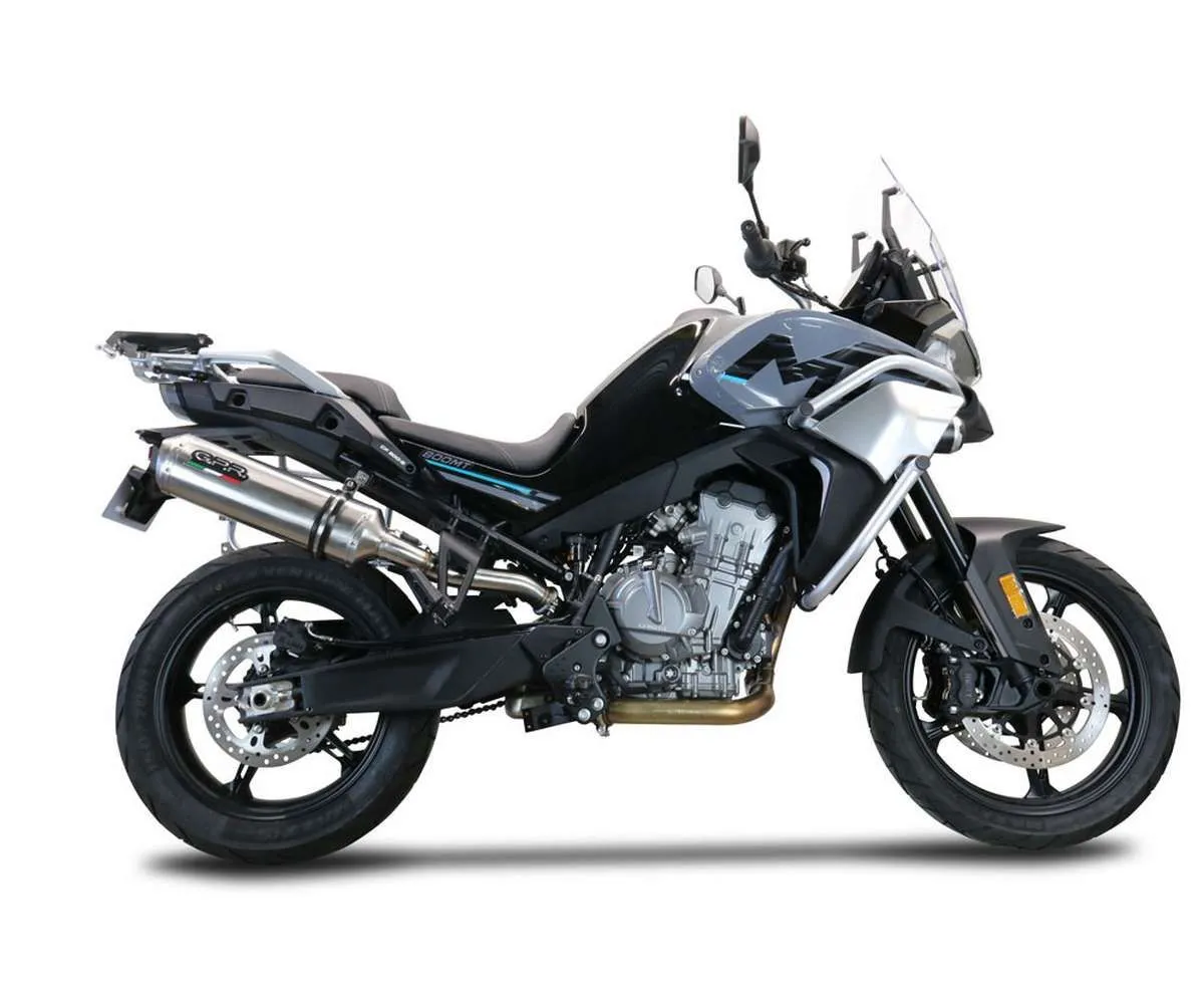 Terminale Di Scarico Gpr Satinox Omologato Inox 304 Satinato Per Cf Moto 800 Mt Sport 2022 > 2024-E5.CF.11.SAT-387107