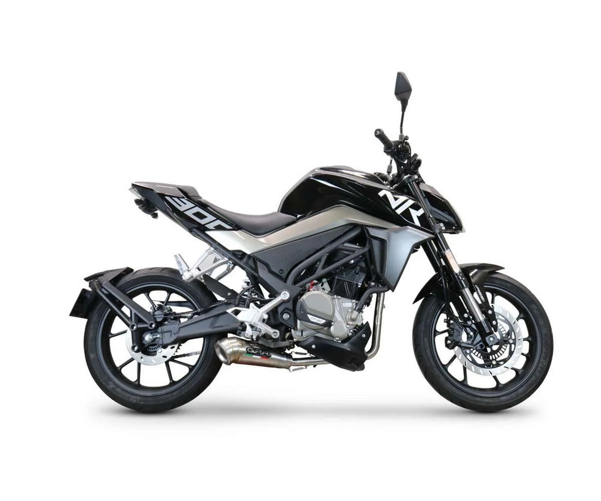 Scarico Completo Gpr Powercone Evo Omologato Inox 304 Satinato Per Cf Moto 300 Nk 2022 > 2024-E5.CF.8.CAT.PCEV-387015