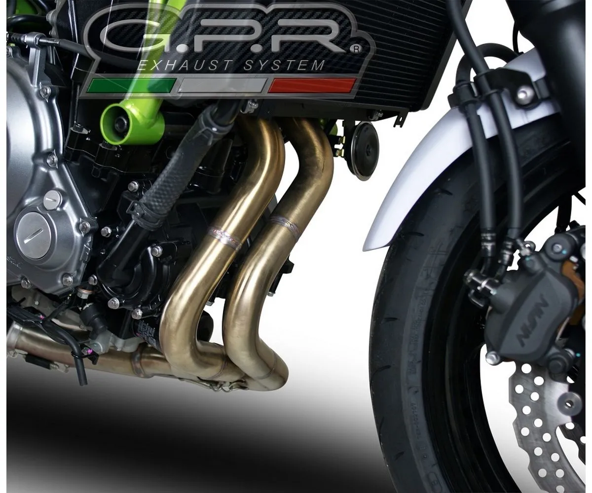 Scarico Completo Gpr Deeptone Inox Catalizzato Acciaio Inox Per Kawasaki Z 650 Rs 2021 > 2024-E5.CO.K.161.2.CAT.DE-291553
