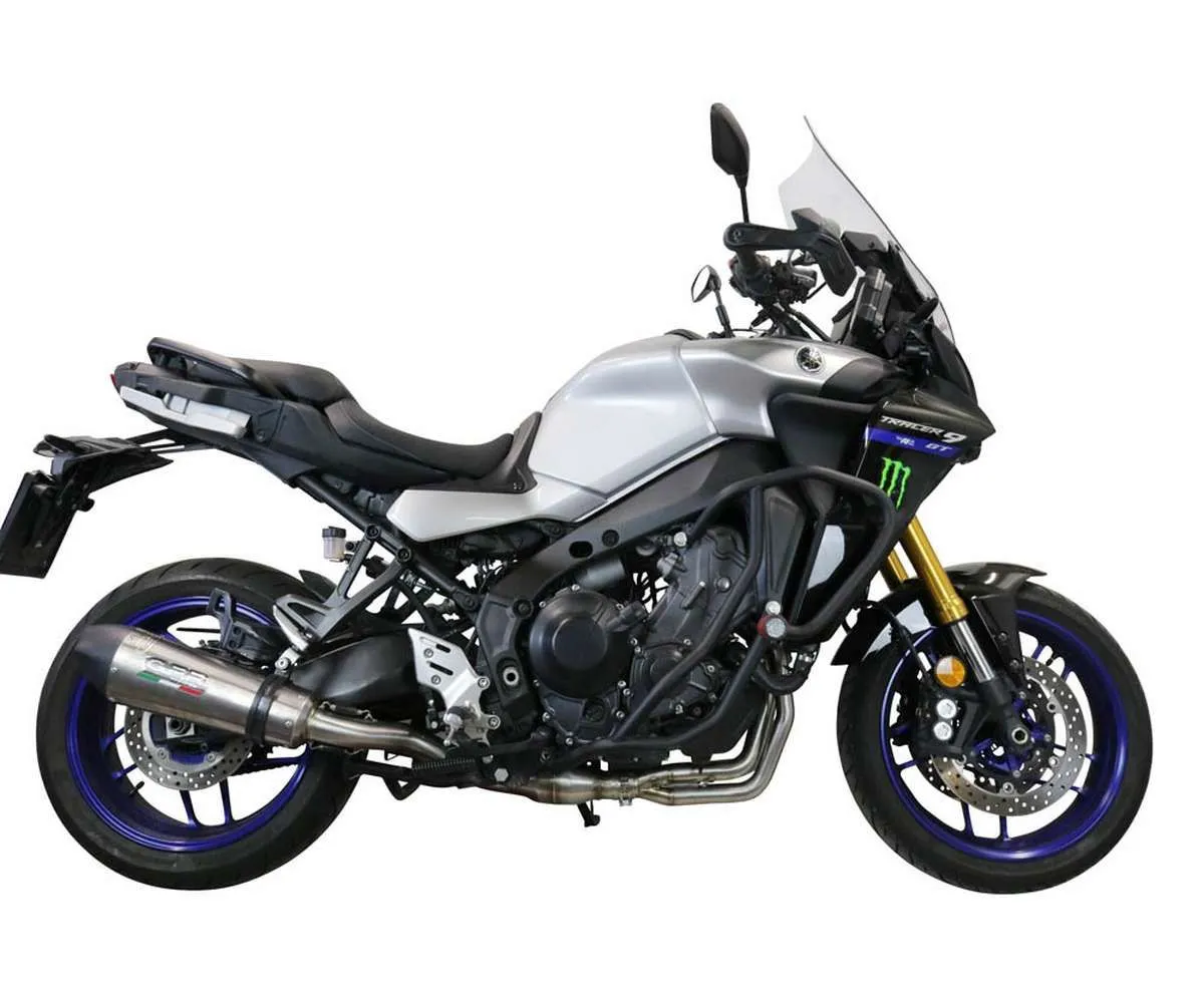 Scarico Completo Gpr Gp Evo4 Titanium Omologato Titanio Satinato Per Yamaha Tracer 900 Fj-09 Tr 2021 > 2024-E5.CO.Y.230.CAT.GPAN.TO-387788
