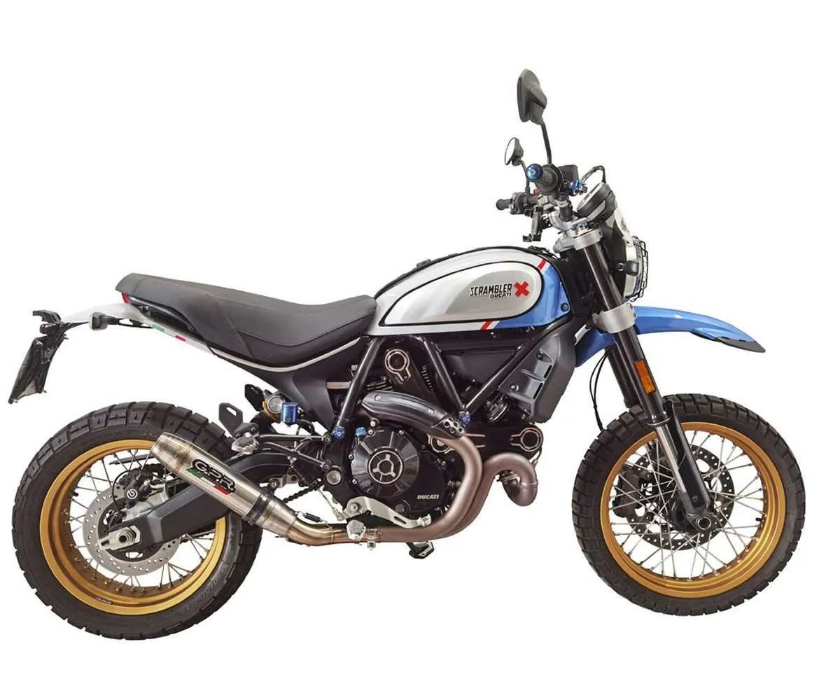 Terminale Di Scarico Gpr Deeptone Inox Omologato Inox Satinato Per Ducati Scrambler 800 Icon - Icon Dark 2021 > 2022-E5.D.137.2.CAT.DE-387119