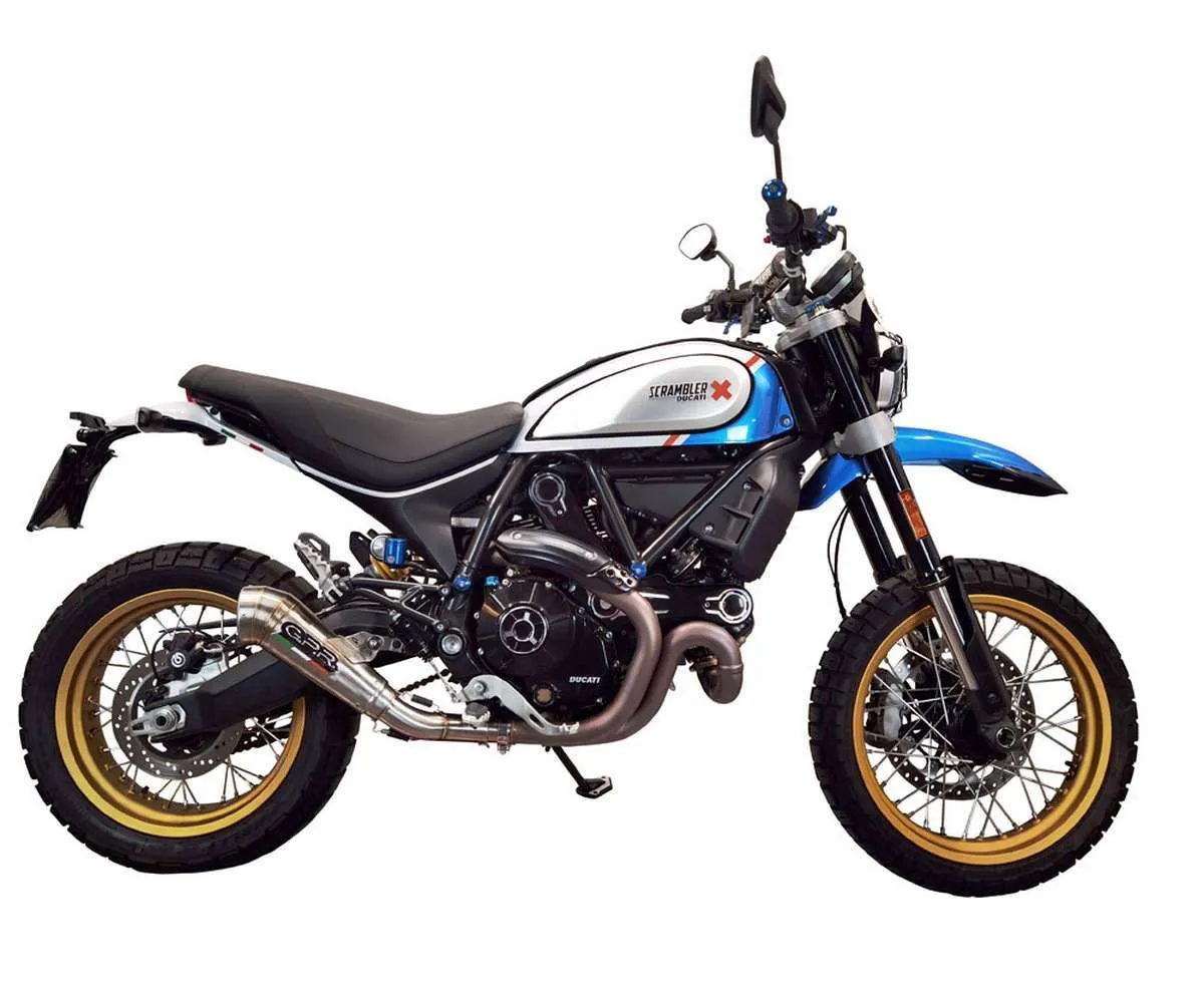 Terminale Di Scarico Gpr Powercone Evo Omologato Inox 304 Satinato Per Ducati Scrambler 800 Icon - Icon Dark 2021 > 2022-E5.D.137.2.CAT.PCEV-387128