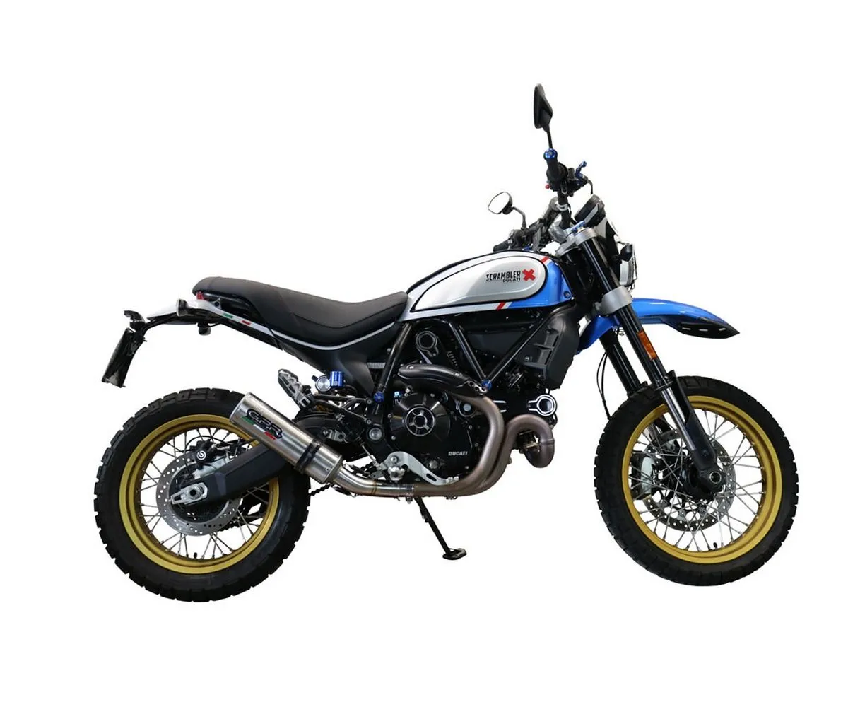 Terminale Di Scarico Gpr M3 Inox Catalizzato Acciaio Inox Per Ducati Scrambler 800 2021 > 2024-E5.D.137.CAT.M3.INOX-290998