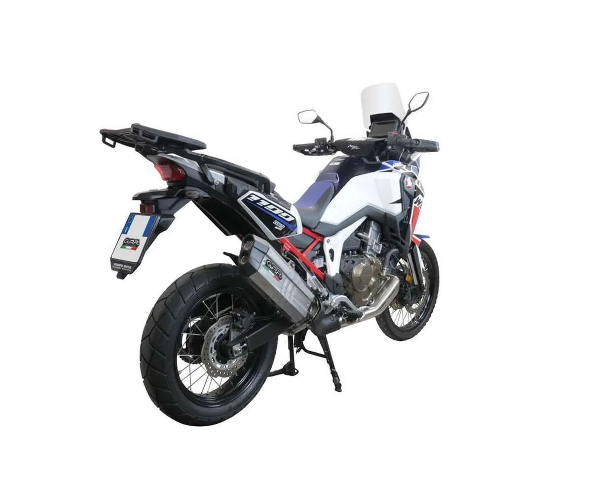 Terminale Di Scarico Gpr Sonic Titanium Omologato Titanio Satinato Per Honda Crf 1100 L Africa Twin 2021 > 2023-E5.H.264.SOTIT-387284
