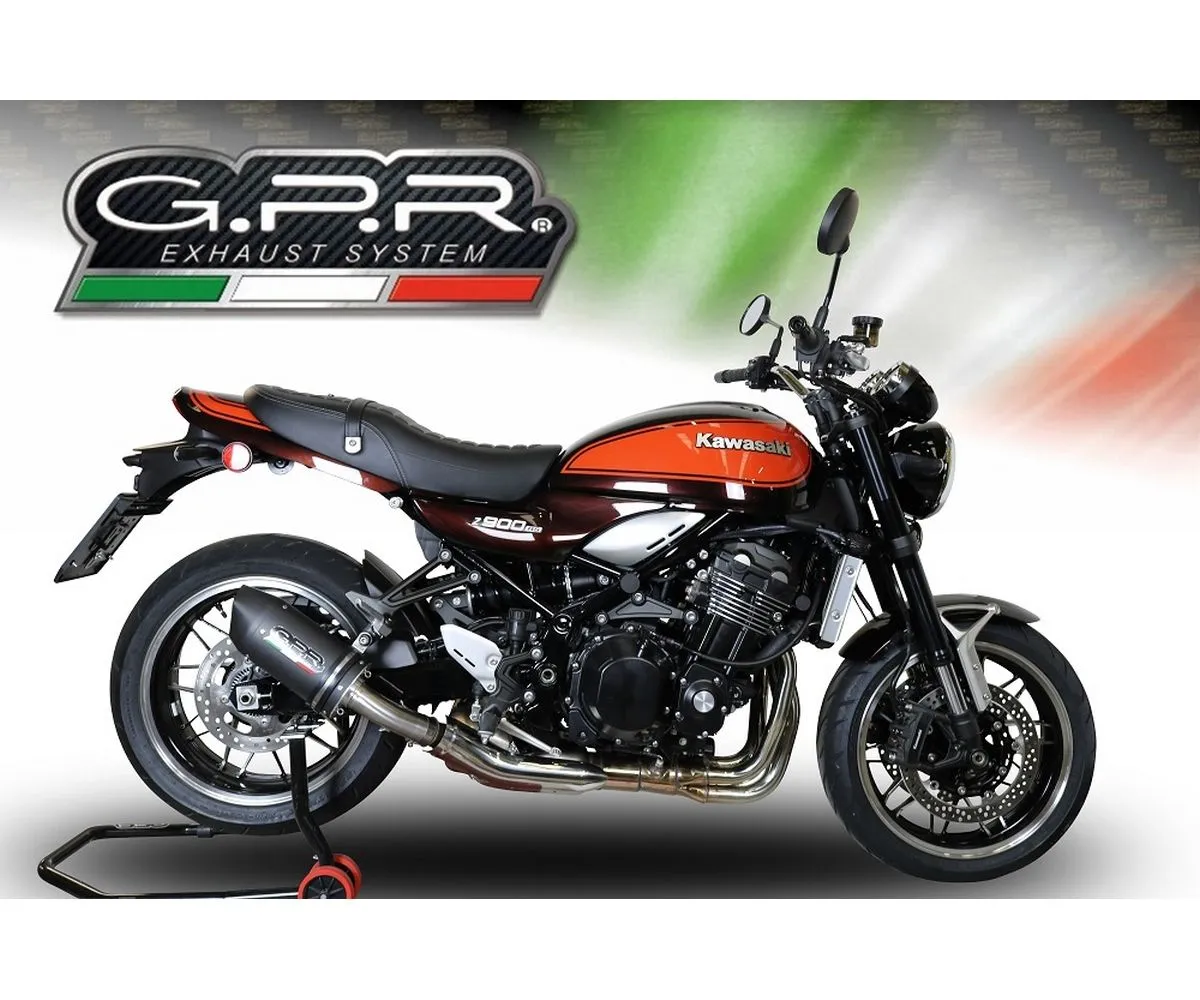Terminale Di Scarico Gpr Furore Evo4 Nero Omologato Nero Opaco Per Kawasaki Z 900 Rs 2021 > 2024-E5.K.168.FNE5-291606