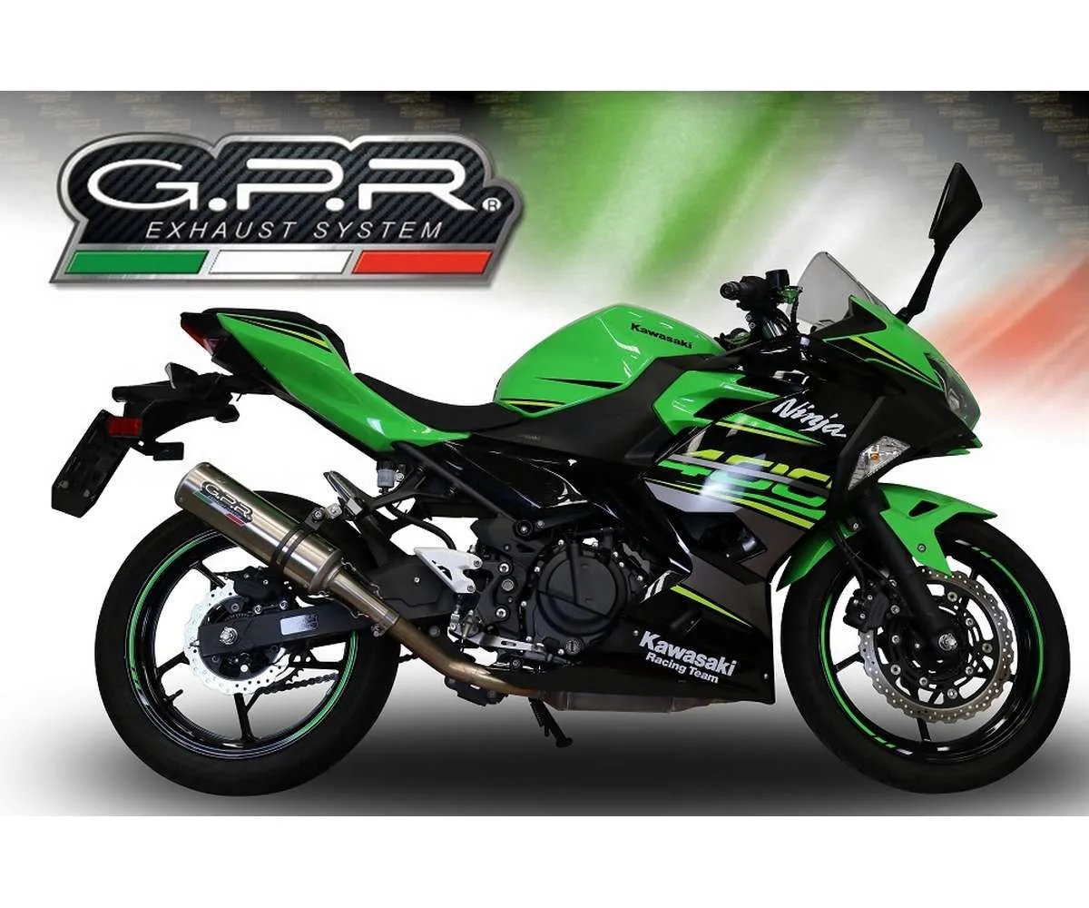 Terminale Di Scarico Gpr M3 Inox Omologato Inox 304 Satinato Per Kawasaki Z 400 2023 > 2024-E5.K.173.M3.INOX-387346
