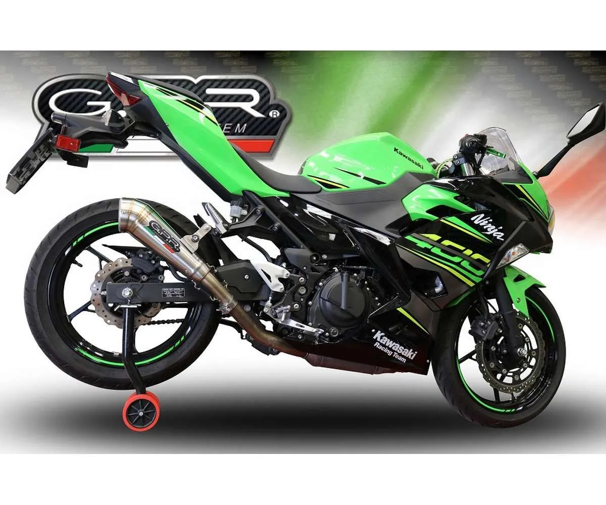 Terminale Di Scarico Gpr Powercone Evo Omologato Inox 304 Satinato Per Kawasaki Z 400 2023 > 2024-E5.K.173.PCEV-387349
