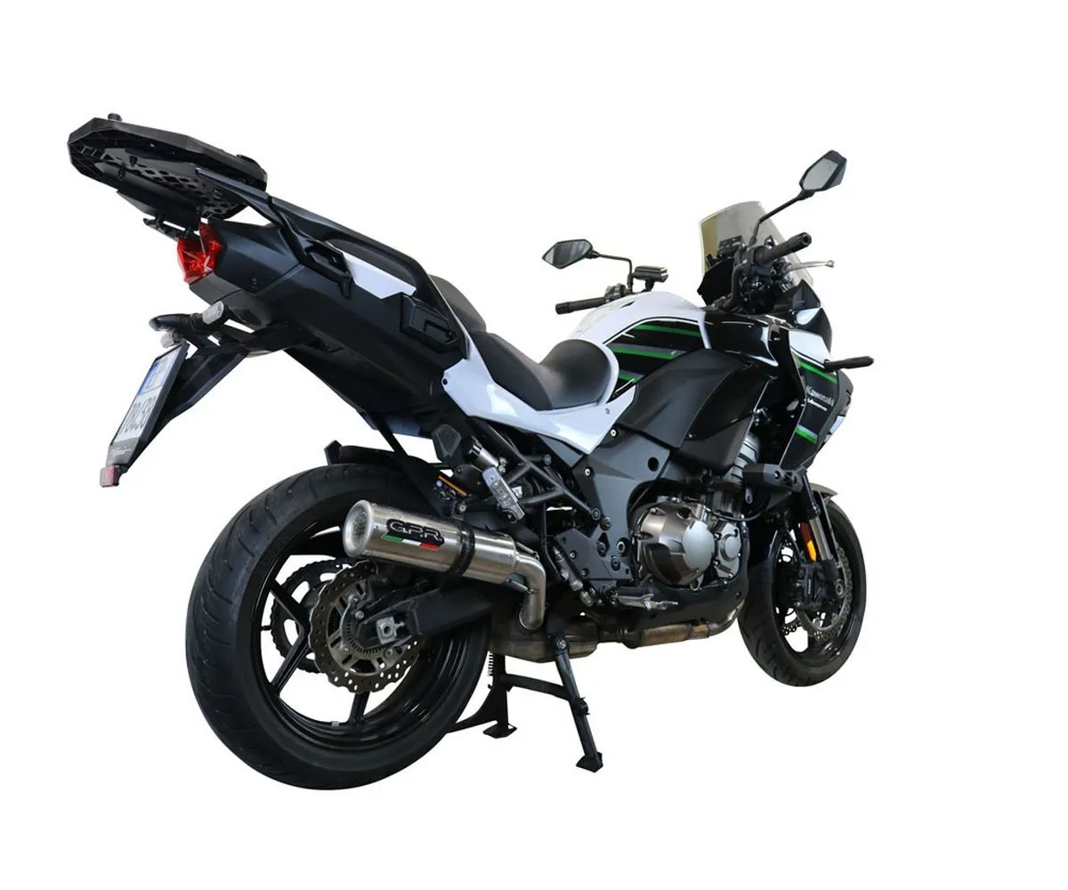 Terminale Di Scarico Gpr M3 Inox Omologato Acciaio Inox Per Kawasaki Versys 1000 I.e. 2021 > 2024-E5.K.179.M3.INOX-291630