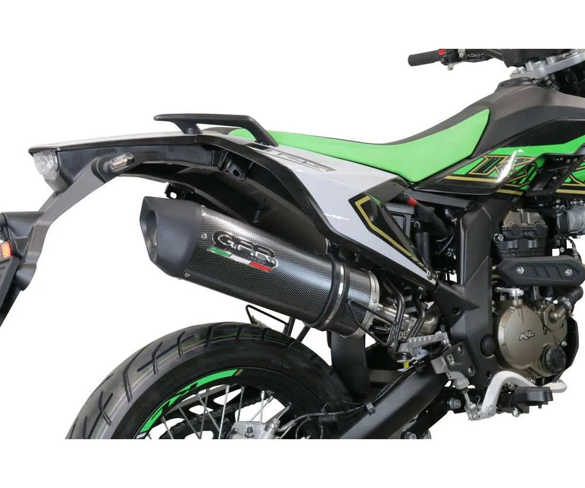Terminale Di Scarico Gpr Furore Evo4 Poppy Omologato Inox Carbonio Look Lucido Per Kl Motor Kxe 125 2022 > 2023-E5.KL.1.CAT.FP4-387420