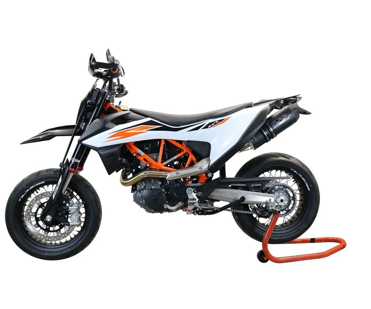 Terminale Di Scarico Gpr Furore Evo4 Poppy Catalizzato Nero Opaco Per Ktm Enduro 690 R 2021 > 2023-E5.KT.205.FP4-291769