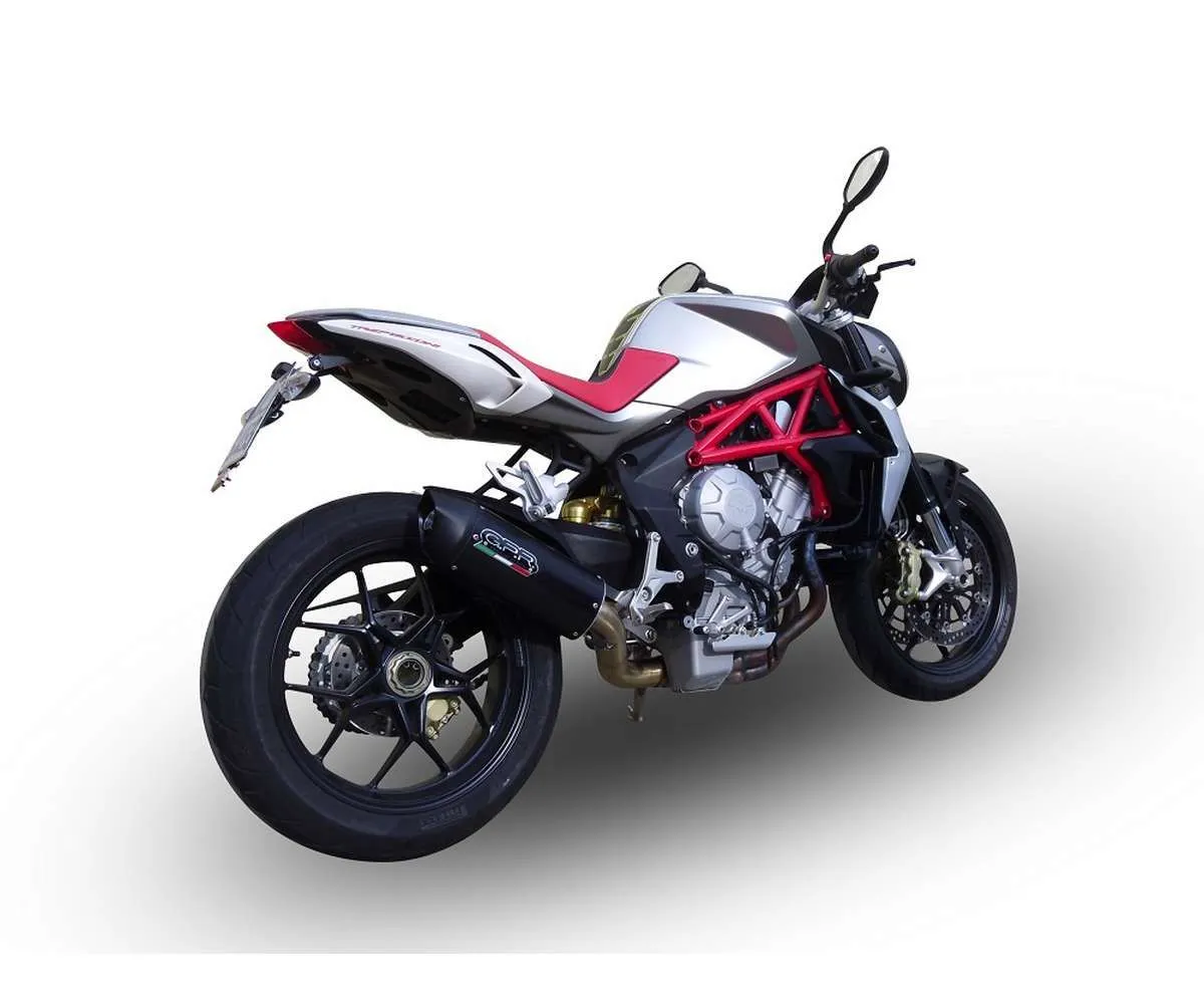 Terminale Di Scarico Gpr Furore Evo4 Poppy Omologato Nero Opaco Per Mv Agusta Brutale 800 Dragster 2021 > 2024-E5.MV.15.CAT.FP4-387596