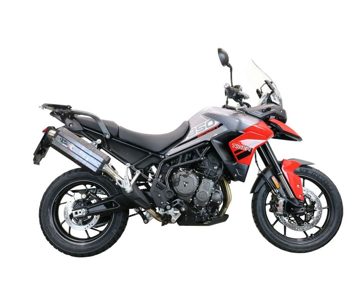 Terminale Di Scarico Gpr Dune Poppy Omologato Inox 304 Satinato Per Triumph Tiger 900 2020 > 2024-E5.T.96.DNPO-387682