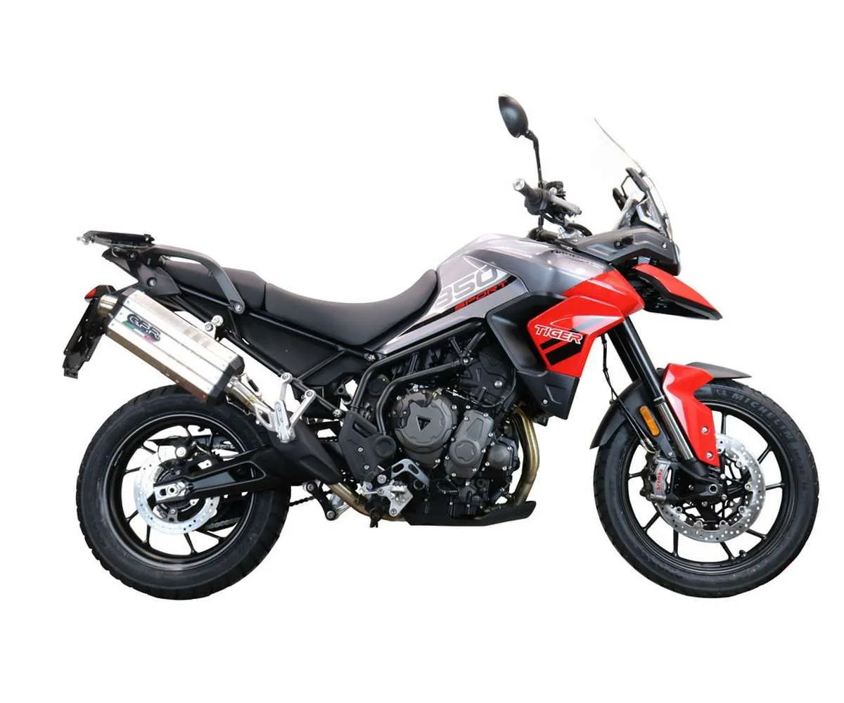 Terminale Di Scarico Gpr Dune Titanium Omologato Titanio Satinato Per Triumph Tiger 900 2020 > 2024-E5.T.96.DNTIT-387683