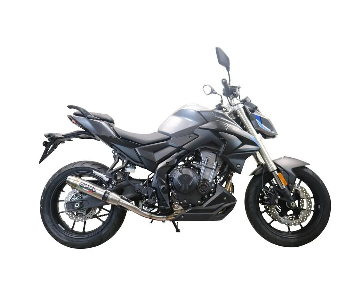 Terminale Di Scarico Gpr Deeptone Inox Omologato Acciaio Inox Per Voge Brivido 500 R 2021 > 2023-E5.VO.1.DE-292256