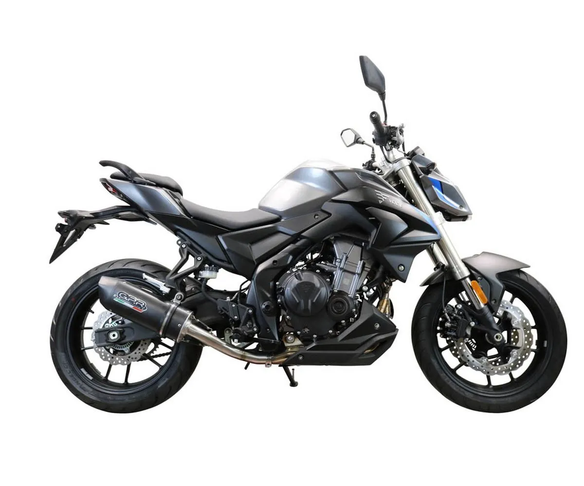 Terminale Di Scarico Gpr Furore Evo4 Nero Omologato Nero Opaco Per Voge Valico 500 2021 > 2023-E5.VO.2.FNE4-292272