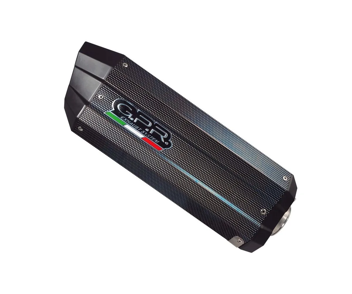 Terminale Di Scarico Gpr Sonic Poppy Catalizzato Inox Carbonio Per Voge Valico 650 Dsx 2021 > 2023-E5.VO.3.CAT.SOPO-292295