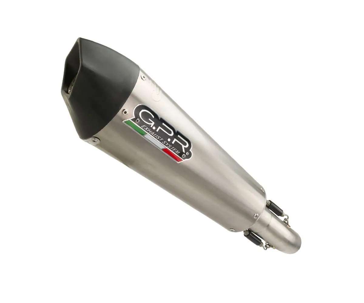 Scarico Completo Gpr Gp Evo4 Titanium Catalizzato Titanio Opaco Per Yamaha Xsr 700 2021 > 2024-E5.Y.226.CAT.GPAN.TO-292436
