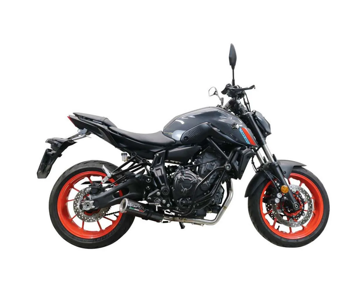 Scarico Completo Gpr M3 Poppy Omologato Inox 304 Satinato Per Yamaha Mt-07 2021 > 2024-E5.Y.228.CAT.M3.PP-387764