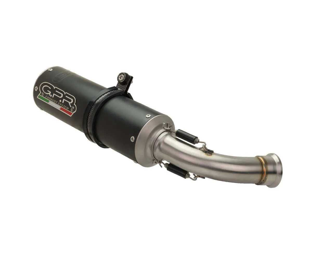 Scarico Completo Gpr M3 Black Titanium Omologato Nero Opaco Per Yamaha Xsr 700 2021 > 2024-E5.Y.229.CAT.M3.BT-387767