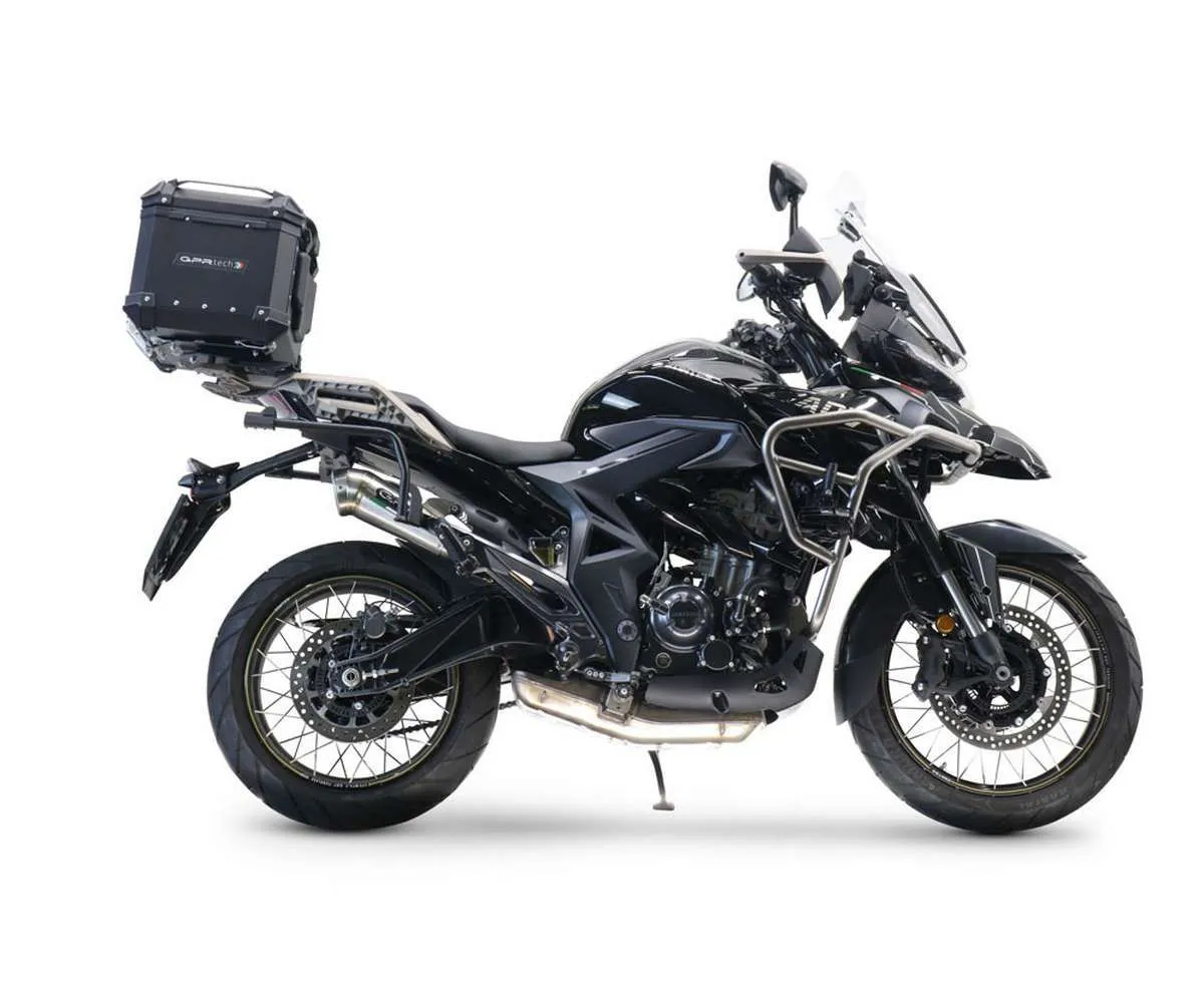 Terminale Di Scarico Gpr Powercone Evo Omologato Inox 304 Satinato Per Zontes 350 T1 Adv 2022 > 2023-E5.Z.12.PCEV-387819