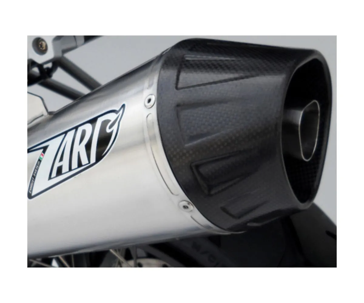 Terminale Di Scarico+fondello Carbonio Zard Zbmw519ssr-fc Bmw F 800 R 2009 > 2011-ZBMW519SSR-FC-247592