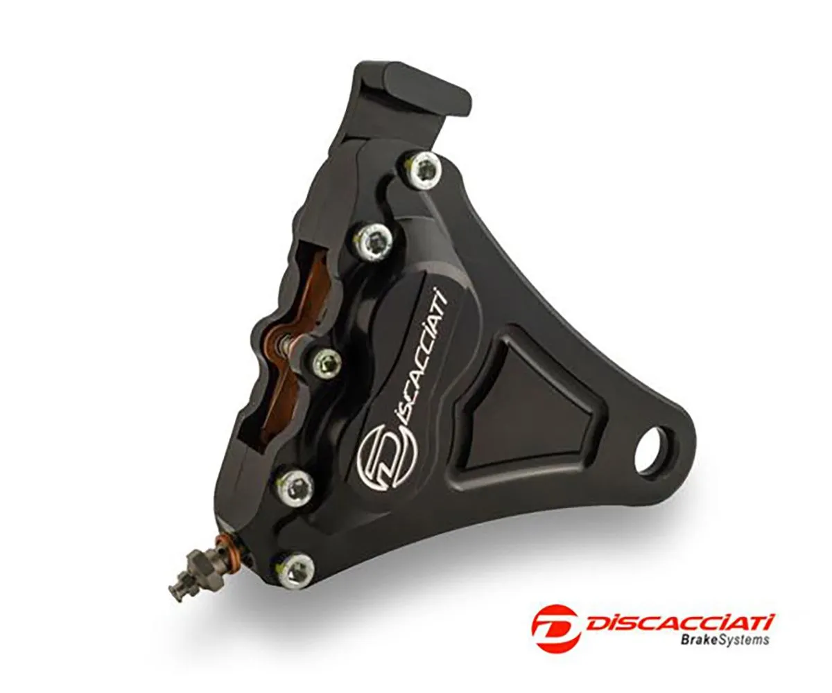 Pinza Discacciati Harley Davidson Softail Posteriore < 2005 Pastiglie Incluse Anodizzata Nera-FDHD0007N-246438