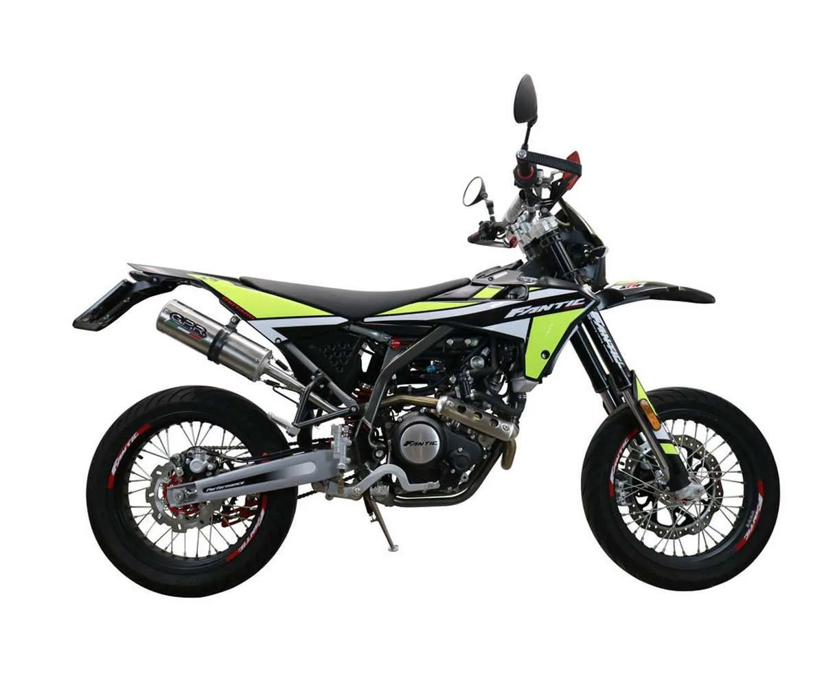 Terminale Di Scarico Gpr M3 Inox Omologato Inox 304 Satinato Per Fantic Motor Xmf 125 2021 > 2023-FN.3.CAT.M3.CAT.INOX-387179