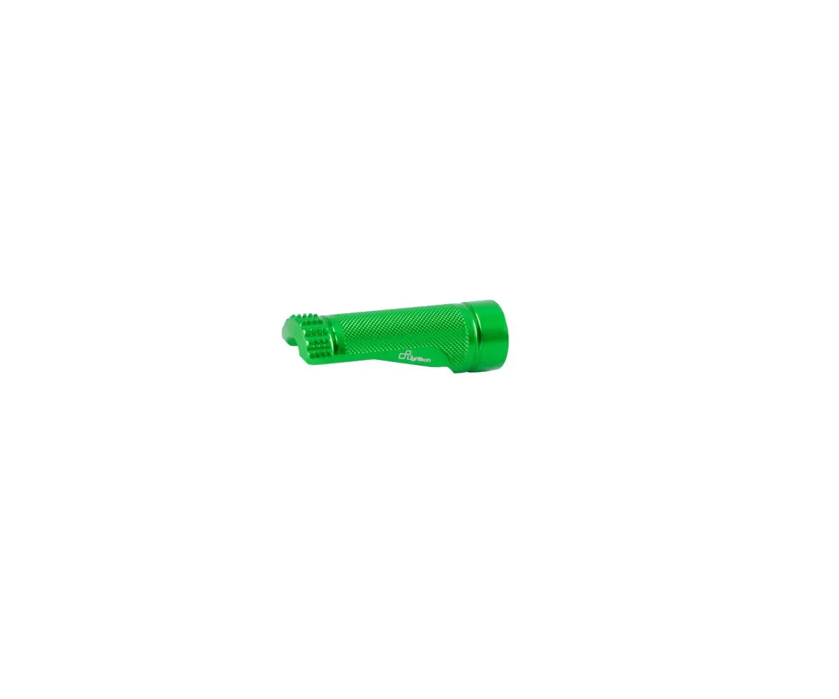 Poggiapiedi Per Pedana Originale (coppia) Verde Lightech Per Yamaha R3 2015 > 2021-FTP100VER-383544