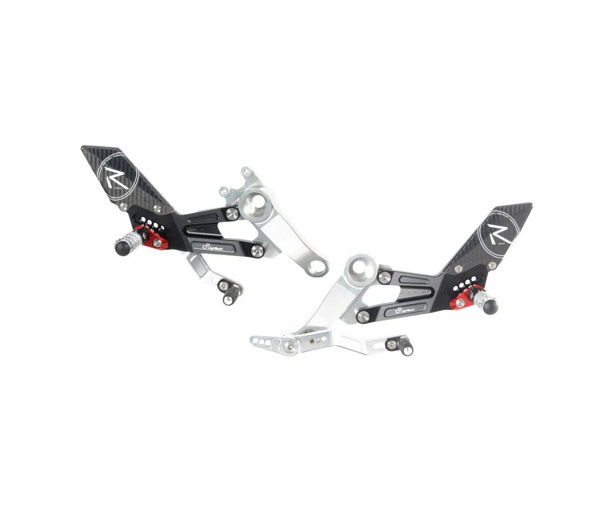 Pedane Regolabili R Version Lightech Per Aprilia Rs 660 2020 > 2024-FTRAP007R-384564