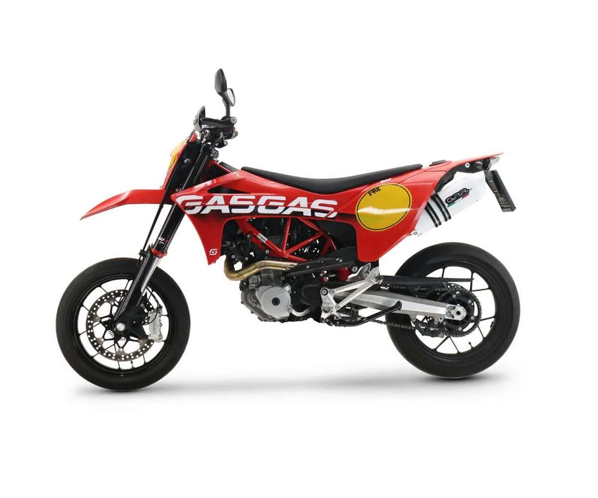 Terminale Di Scarico Gpr Albus Evo4 Omologato Bianco Lucido Per Gas Gas Sm 700 2023 > 2024-GG.1.ALBE4-387198