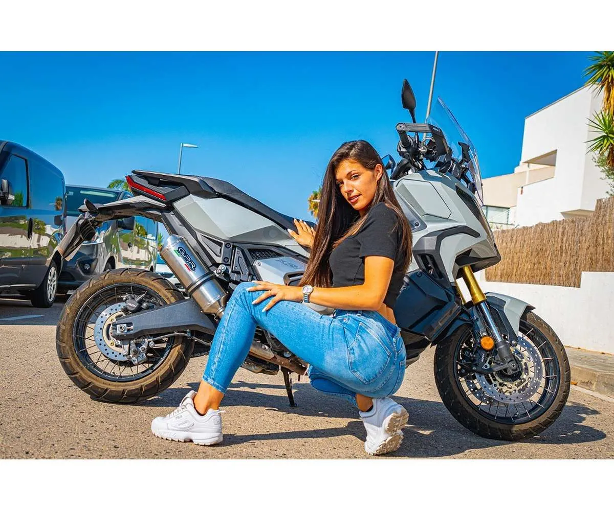 Terminale Di Scarico Gpr Satinox Omologato Inox 304 Satinato Per Honda X-adv 750 2021 > 2024-H.262.SAT-387267