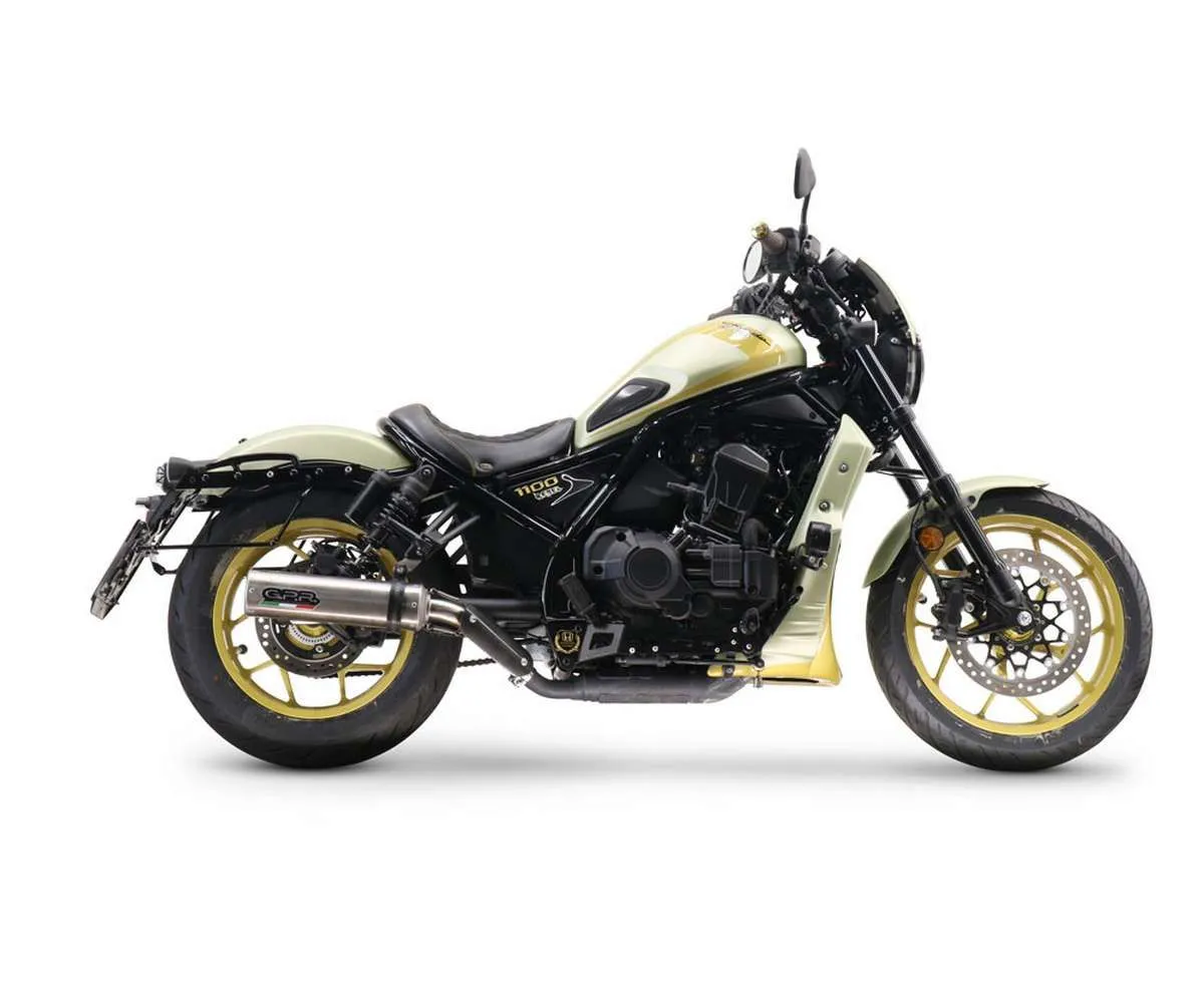 Terminale Di Scarico Gpr M3 Inox Omologato Inox 304 Satinato Per Honda Cmx 1100 Rebel 2021 > 2024-H.267.M3.INOX-387275