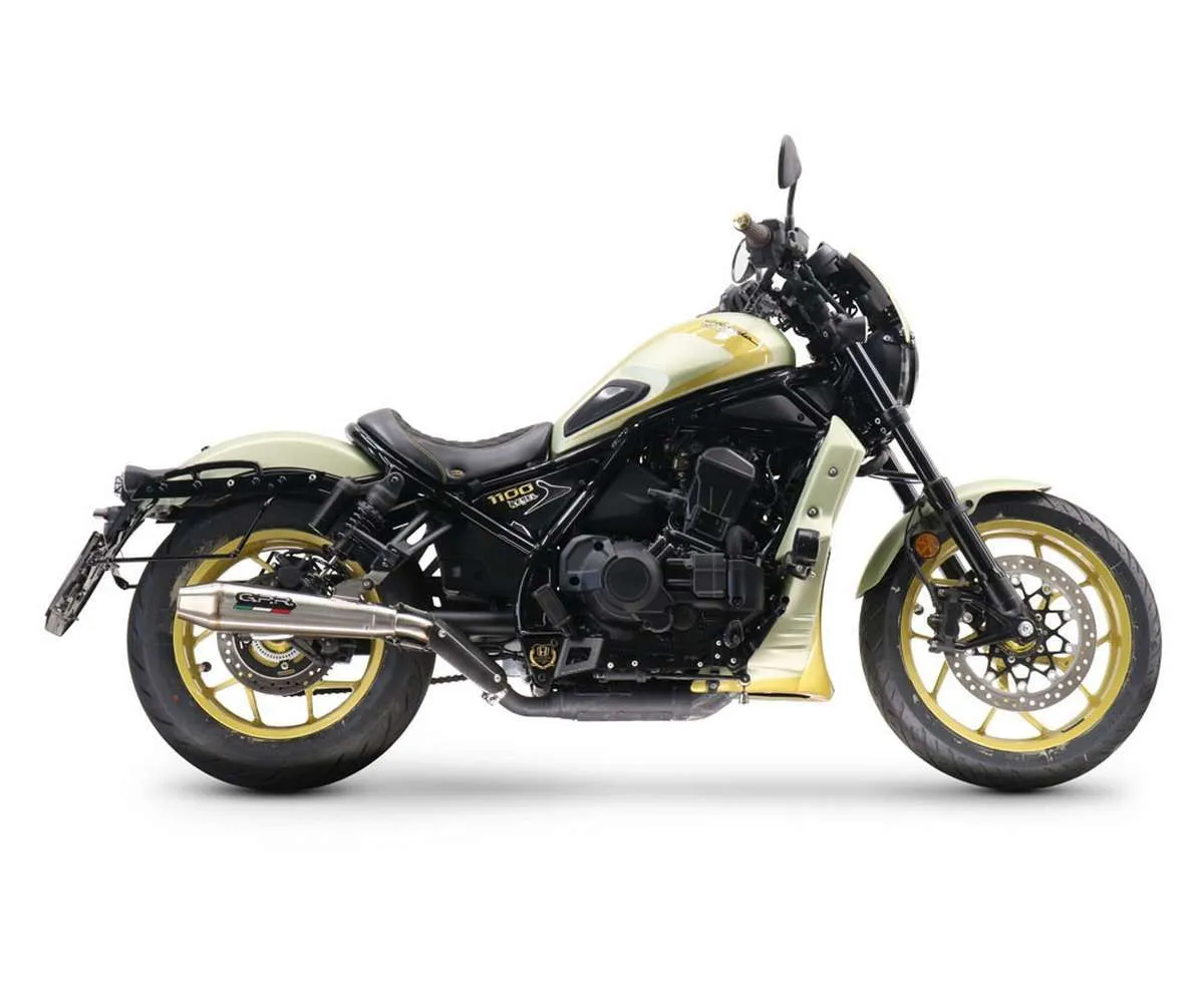 Terminale Di Scarico Gpr Ultracone Omologato Inox 304 Satinato Per Honda Cmx 1100 Rebel 2021 > 2024-H.267.ULTRA-387277