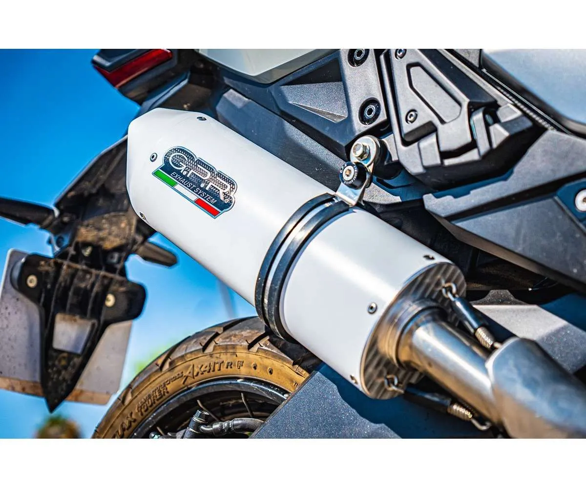 Terminale Di Scarico Gpr Albus Evo4 Omologato Bianco Lucido Per Honda Forza 750 2021 > 2024-HON.269.ALBE5-387237