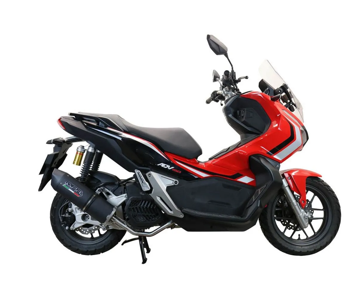 Scarico Completo Gpr Furore Nero Racing Nero Opaco Per Honda X-adv 150 2020 > 2022-HON.7.RACE.FUNE-291133