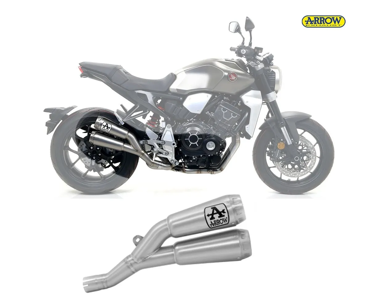 Terminali Scarichi Arrow Pro-race Steel Endcap Nichrom Honda Cb 1000 R 2018 > 2022-71885PRI-248048
