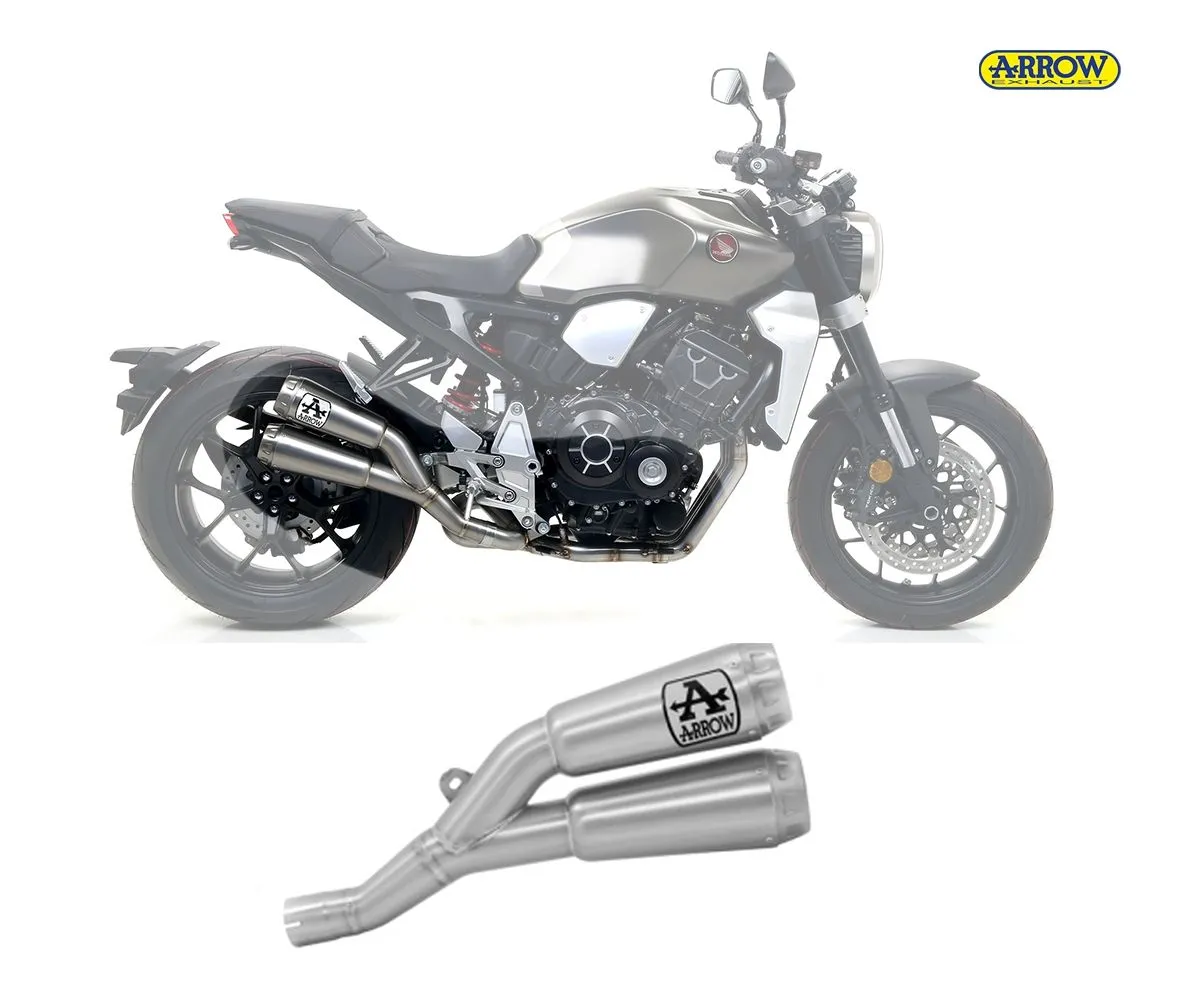 Terminali Scarichi Arrow Pro-race Titanium Endcap Titanio Honda Cb 1000 R 2018 > 2022-71885PR-248047