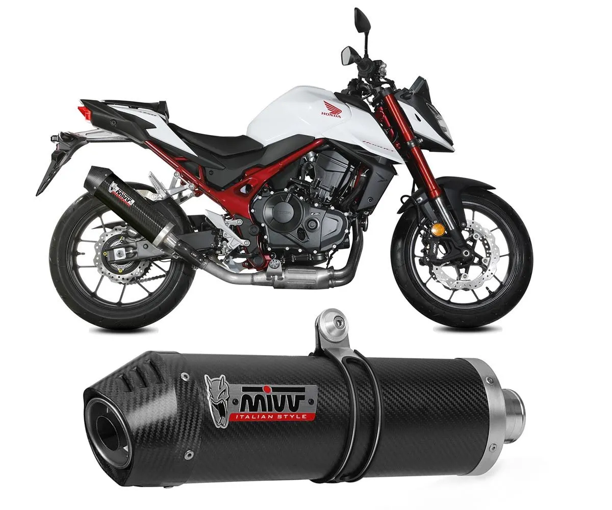 Terminale Di Scarico Mivv Oval Carbonio Con Fondello In Carbonio Honda Cb750 Hornet 2023 > 2024-H.085.L3C-382931