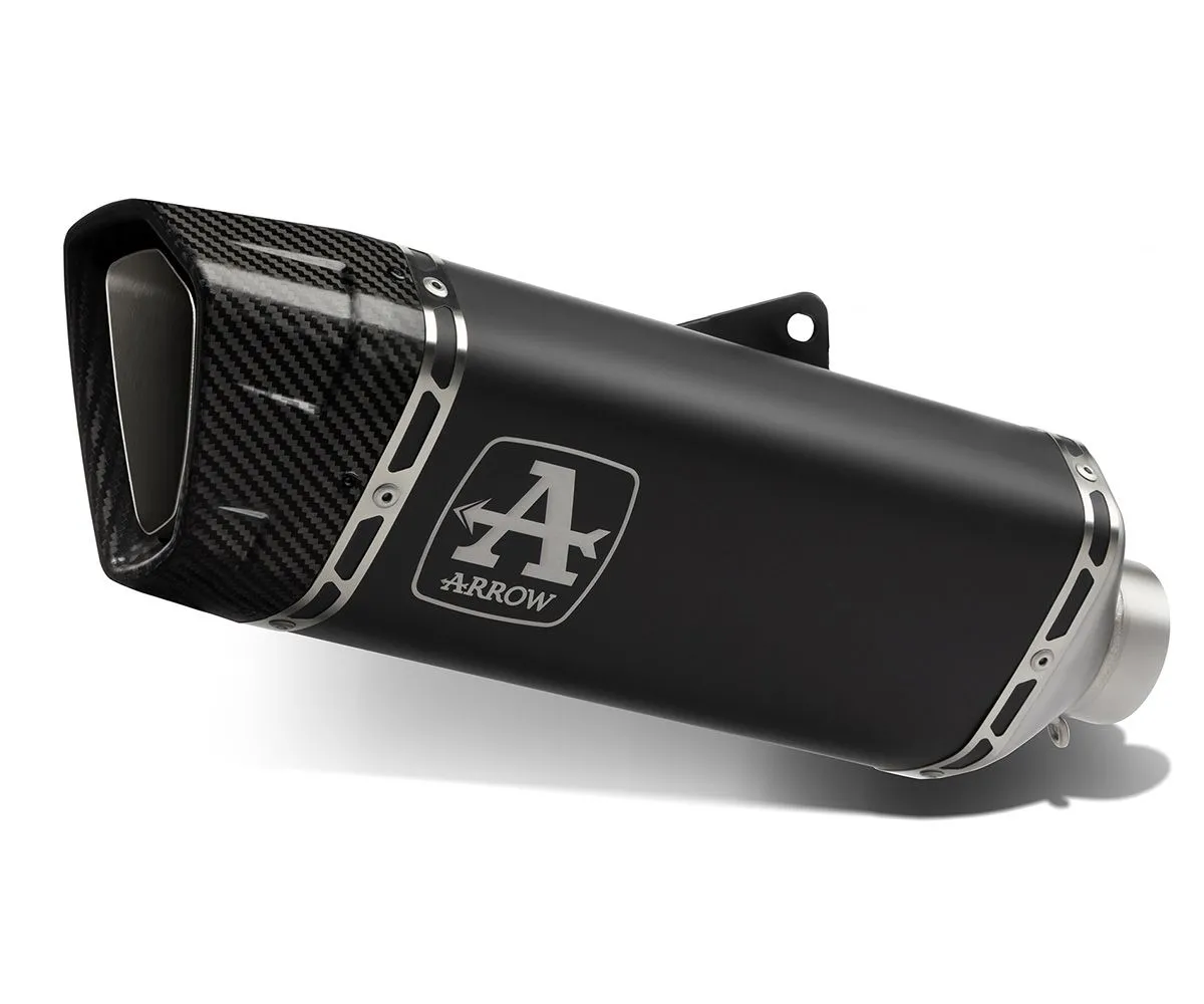 Terminale Scarico Arrow Pista Titanio Nero Honda Cbr 1000 Rr-r 2020 > 2023-71005PTN-289595