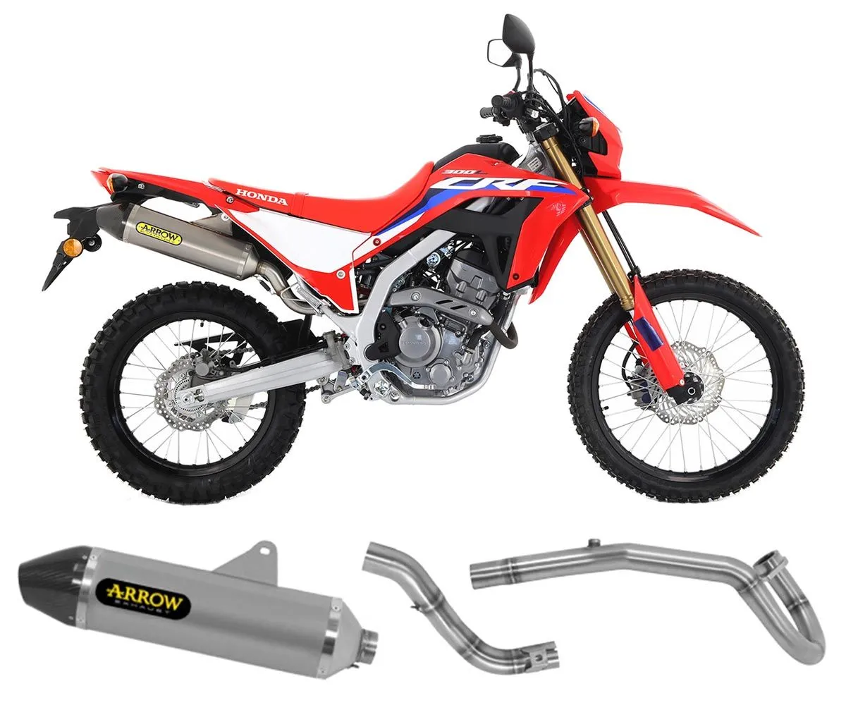 Scarico Completo Arrow Thunder Pk Titanio Honda Crf 300 L 2021 > 2023-72528PK--72178PD--72179PD-301817