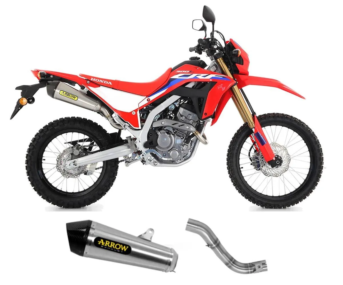 Terminale Scarico + Tubo Kat Arrow X-kone Nichrom Honda Crf 300 L 2021 > 2023-72528XKI--72177PZ-301814