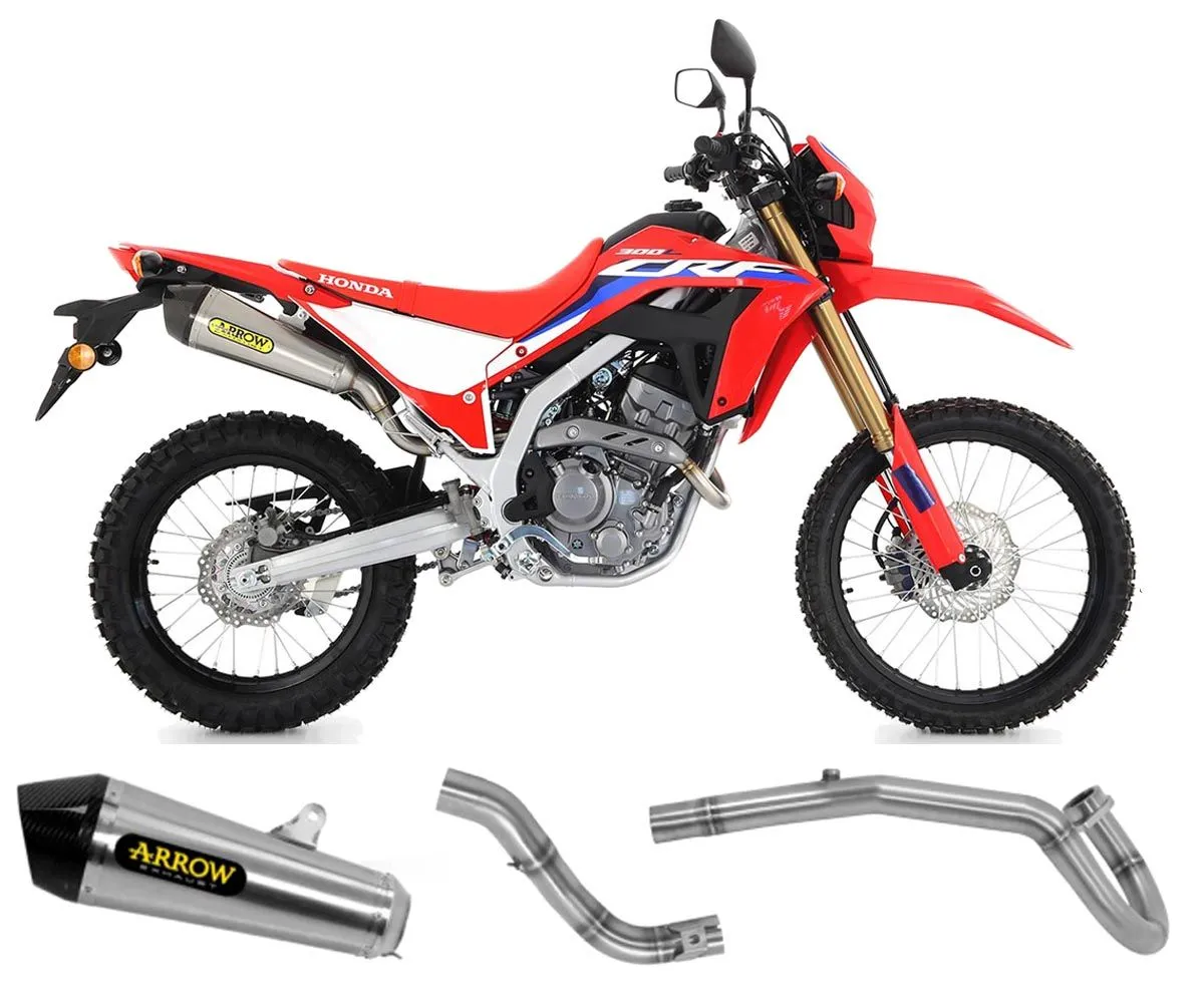 Scarico Completo Kat Arrow X-kone Nichrom Honda Crf 300 L 2021 > 2023-72528XKI--72177PZ--72179PD-301812