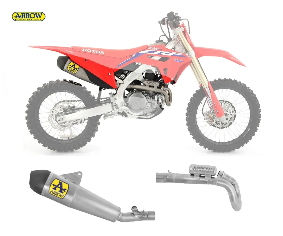 Scarico Completo Arrow Race-tech Racing Titanio Honda Crf 450 R 2021 > 2023-75171TK--72174PD-234501