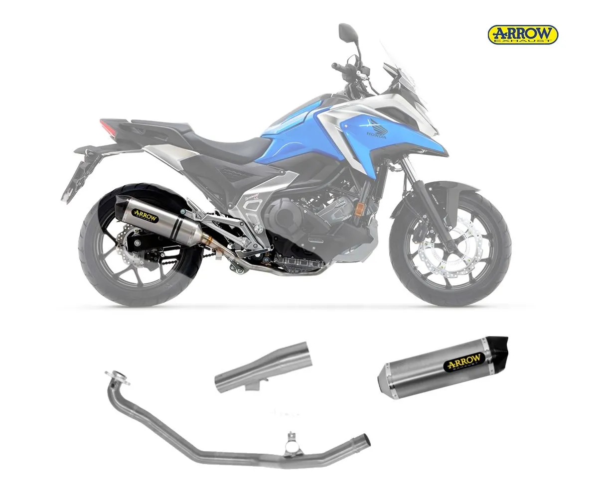 Scarico Completo Arrow Race-tech Alluminio Honda Nc 750 X 2021 > 2024-71933AK--71463MI--71464MI-248054