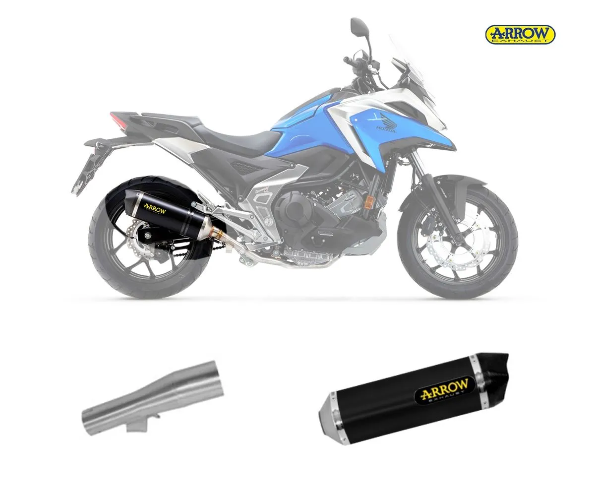 Terminale Scarico Arrow Race-tech Alluminio Nero Honda Nc 750 X 2021 > 2024-71933AKN--71463MI-248060
