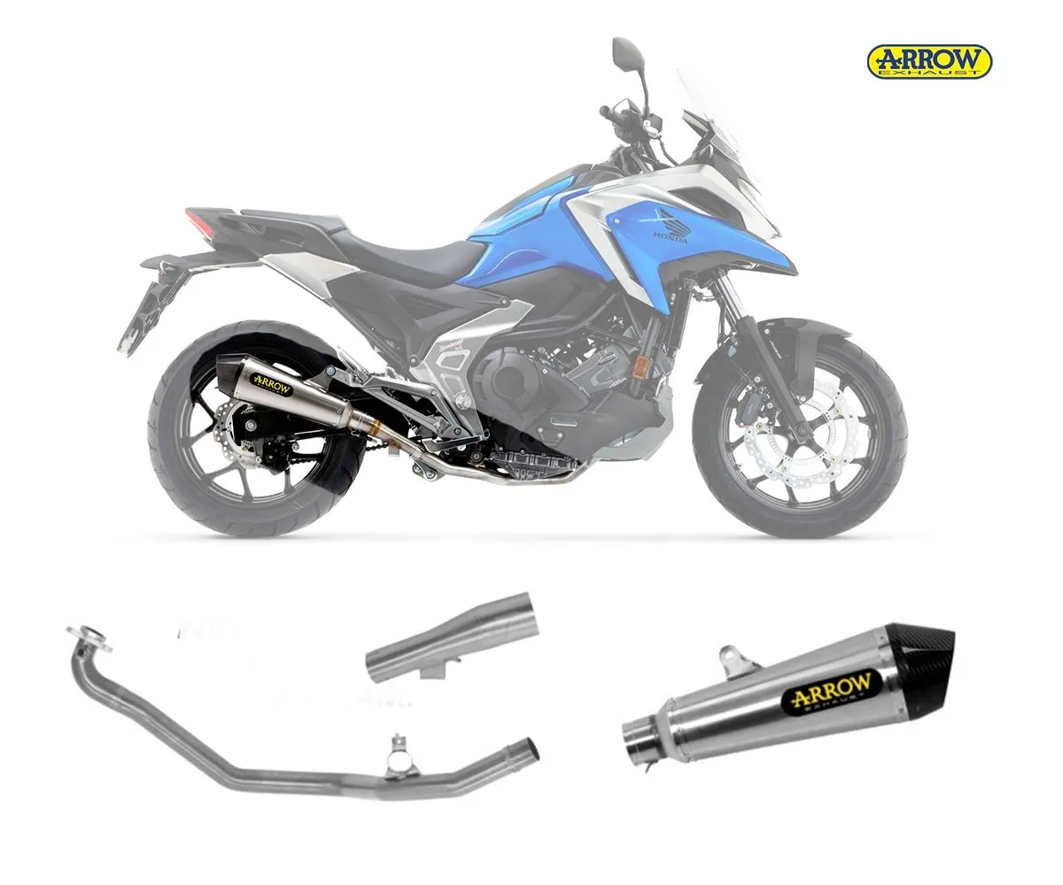 Scarico Completo Arrow X-kone Nichrom Honda Nc 750 X 2021 > 2024-71933XKI--71463MI--71464MI-248051