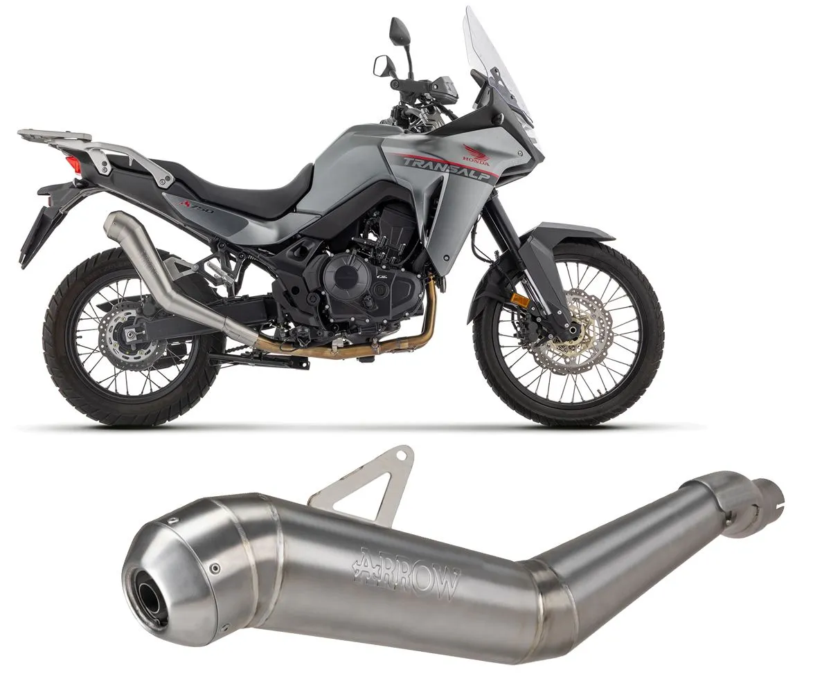 Terminale Di Scarico Arrow Dakar Replica Racing Nichrom Per Honda Xl 750 Transalp 2023 > 2024-72002DR-388409